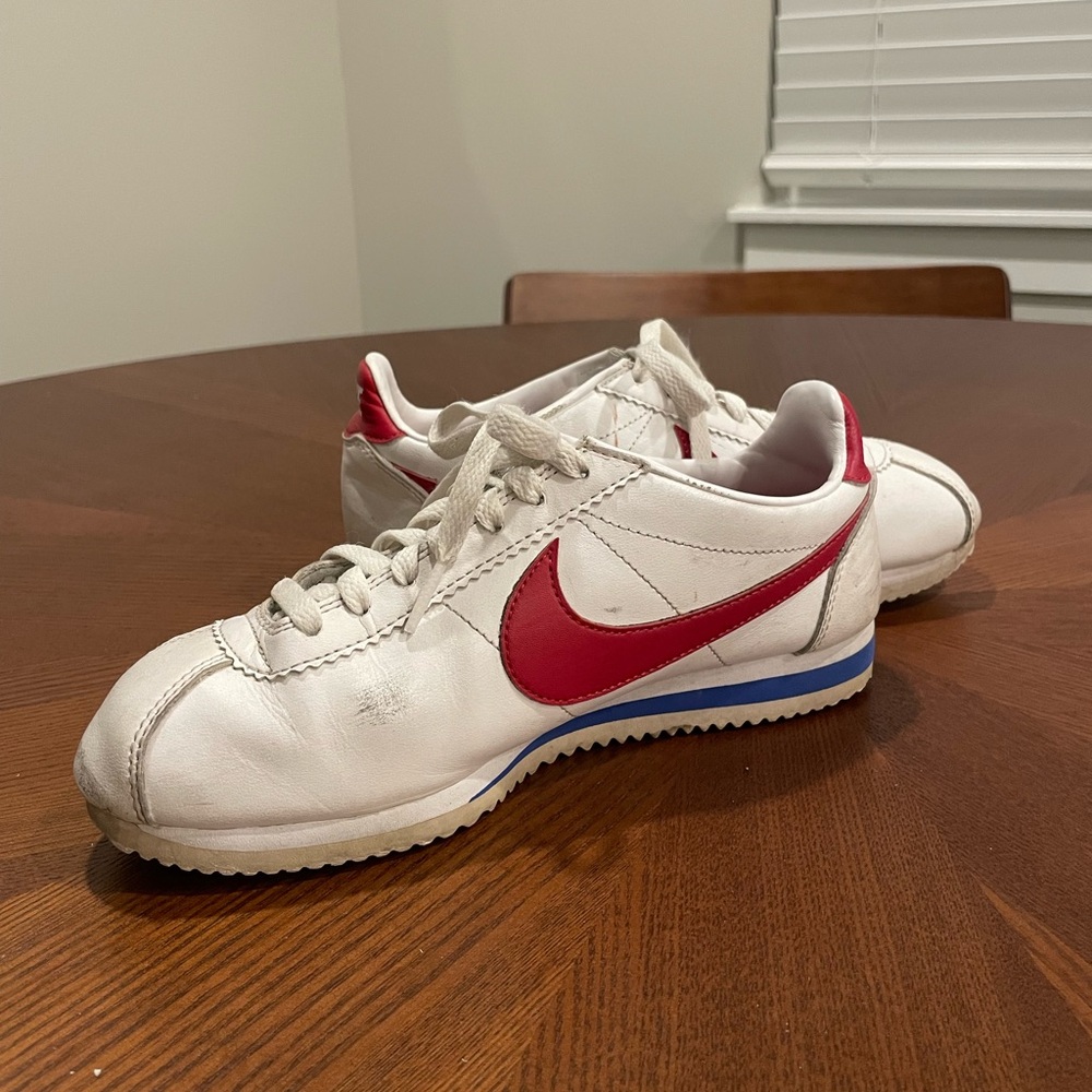 Nike Women's Sneakers White Red Blue - Picture 3 of 6